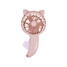 Load image into Gallery viewer, Portable Hand Held Fan Hand Pressure Fan Mini Fan Without Battery Household Cartoon Fan Cooling Cart
