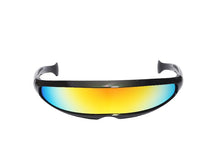 Load image into Gallery viewer, Sunglasses sun Shades Stylish Laser Laser Space Robot Siamese Mercury Lens unisex
