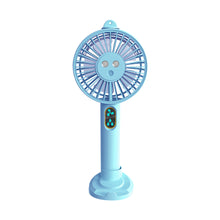 Load image into Gallery viewer, Portable Outdoor Travel Handheld Fan 2 in 1 Water Mist Fan USB Desktop Fan Portable Hydration Meter
