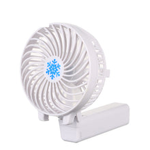 Load image into Gallery viewer, Mini Portable Handheld Fan USB Charging Foldable 3 Speed Adjustable Outdoor Portable Air Conditioner
