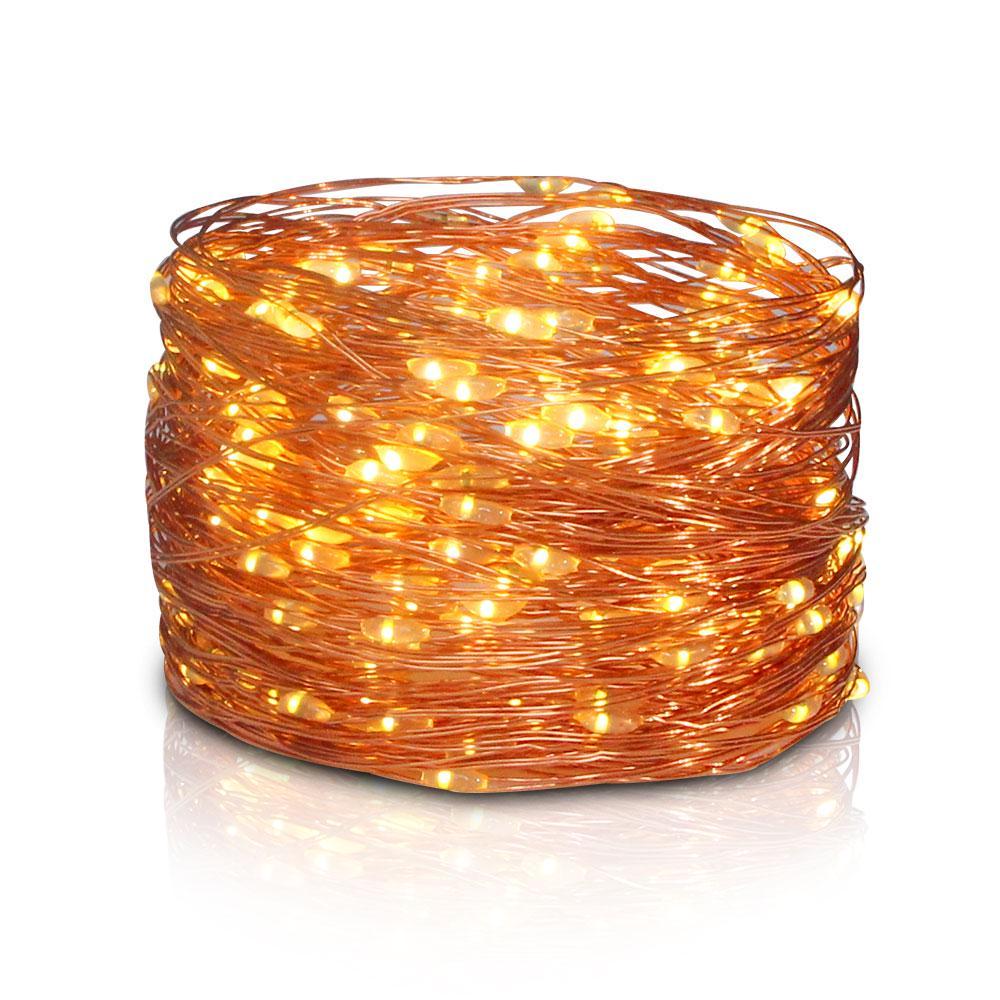 10M 20M Led String Light Copper Wire Remote USB Battery Operated For Christmas Holiday Wedding Party Home Decor