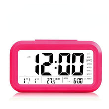 Load image into Gallery viewer, Smart Multi-Function Alarm Clock LED Display Voice Time Rechargeable/Battery Type Three Sets of Alarm
