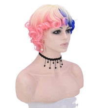 Load image into Gallery viewer, Women Wig Movie Suicide Squad Little Ugly Female Double Fight Gradient Men&#39;s W164
