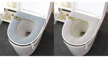 Load image into Gallery viewer, 3pcs Toilet Seat Cover Pads Linen Summer Thin Section Zipper   Four Seasons Healthy And Soft
