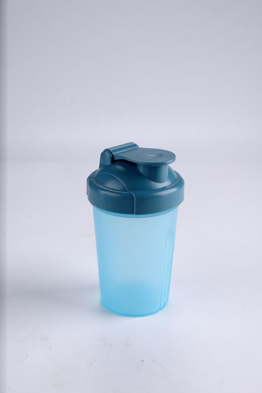 2pcs Protein Powder Shake Cup 400ml Sports Water Cup Plastic Fitness