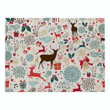 Load image into Gallery viewer, 2pcs Christmas Tablecloths Cartoon Printed Placemats Insulated And Waterproof Table Mats
