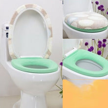 Load image into Gallery viewer, 3pcs Toilet Seat Cover Pads Cushion Bathroom   Lid  Pedestal Ring O-Ring   Three-Piece Set
