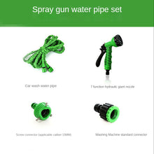 Lade das Bild in den Galerie-Viewer, 25-175ft Plastic High Pressure Garden Water Nozzle Telescopic Pipe Green Suit
