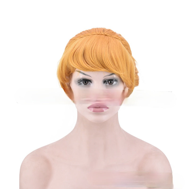 Women Wig Cinderella Cinderella Princess Cos Short Hair Updo W427