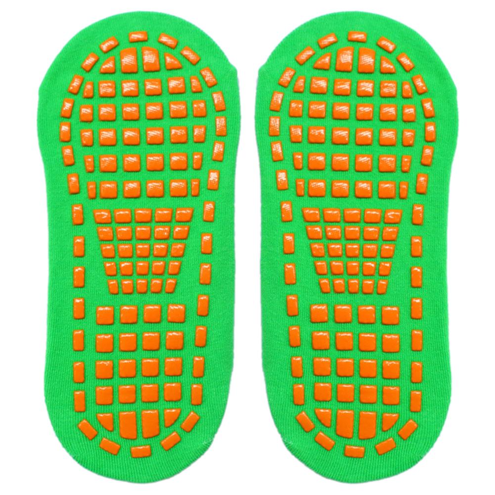 2Pair Adult Anti Skid Yoga Trampoline Playground Sports Breathable Cotton Floor Socks