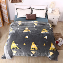 Load image into Gallery viewer, Thickened Autumn and Winter Blanket Flannel Blanket Flannel Air Conditioning Blanket Coral Fleece

