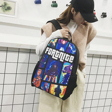 Lade das Bild in den Galerie-Viewer, Backpack Large Capacity Three-Piece Set High School and College Student Schoolbag Travel Bag
