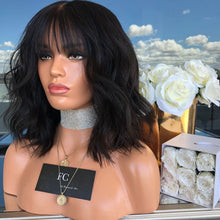 Lade das Bild in den Galerie-Viewer, Women Wig Mid-Length Corn Curler Fashion Micro-Volume Short Curling Iron Set W420
