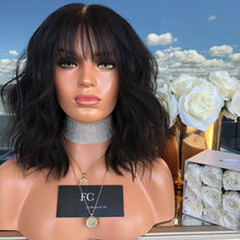 Lade das Bild in den Galerie-Viewer, Women Wig Mid-Length Corn Curler Fashion Micro-Volume Short Curling Iron Set W420
