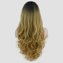 Load image into Gallery viewer, Women Wig Gradient Medium and Large Wave Long Curly Hair Head Cover W290
