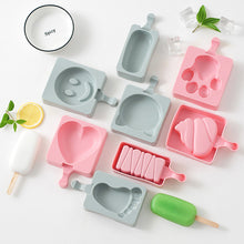 Load image into Gallery viewer, 2PC Silicone Mold Homemade by Hand Ice Cream Silica Gel Ice Mold DIY Ice-Cream Mould
