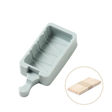 Load image into Gallery viewer, 2PC Silicone Mold Homemade by Hand Ice Cream Silica Gel Ice Mold DIY Ice-Cream Mould
