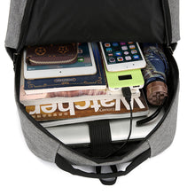 Load image into Gallery viewer, Backpack New Casual Men's  Three-Piece Outdoor Travel Computer  Female Junior High School Student Schoolbag
