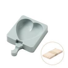 Load image into Gallery viewer, 2PC Silicone Mold Homemade by Hand Ice Cream Silica Gel Ice Mold DIY Ice-Cream Mould
