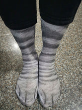 Load image into Gallery viewer, 3 Pairs Trendy Realistic 3D Printed Children Adult Men&#39;s and Women&#39;s Socks Animal Foot Hoof Socks
