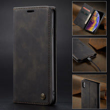 Load image into Gallery viewer, Magnetic Leather Phone Case for iPhone 13
