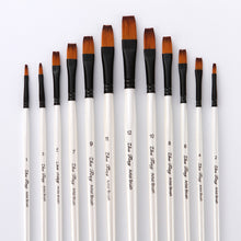 Load image into Gallery viewer, 12 Nylon Wool White Rod Brushes Paint Brushes Pen
