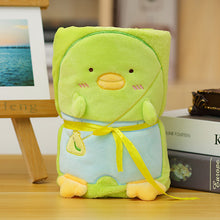Lade das Bild in den Galerie-Viewer, Cute 3D Cartoon Animal Flannel Blanket Children's Blankets Nap Blanket
