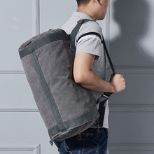 Load image into Gallery viewer, Backpack Fashion  Outdoor Sports  Large Capacity Gym Bag Canvas Traveling Bag Unisex Bucket Bag
