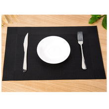Lade das Bild in den Galerie-Viewer, 2PCs European Style PVC Placemat Square Teslin Non-Slip Insulation Mat
