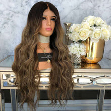 Load image into Gallery viewer, Women Wig Dyed Medium and Long Curly Hair Synthetic Wigs W269
