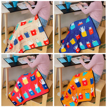 Lade das Bild in den Galerie-Viewer, Flannel Cartoon Coral Fleece Air Conditioner Small Blanket Children's Blankets Pet Blanket
