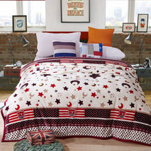 Load image into Gallery viewer, Thickened Autumn and Winter Blanket Flannel Blanket Flannel Air Conditioning Blanket Coral Fleece
