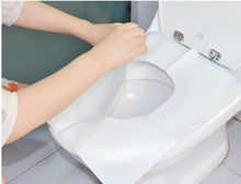Load image into Gallery viewer, 3pcs Disposable Toilet Mat Pulp Toilet Sanitary Products Paper Toilet Seat Cover 10 Pieces
