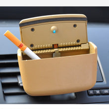 Lade das Bild in den Galerie-Viewer, Ashtray Car Air Outlet Rack Creative LED Luminous Car Side Door Hanging Trash Can Glove
