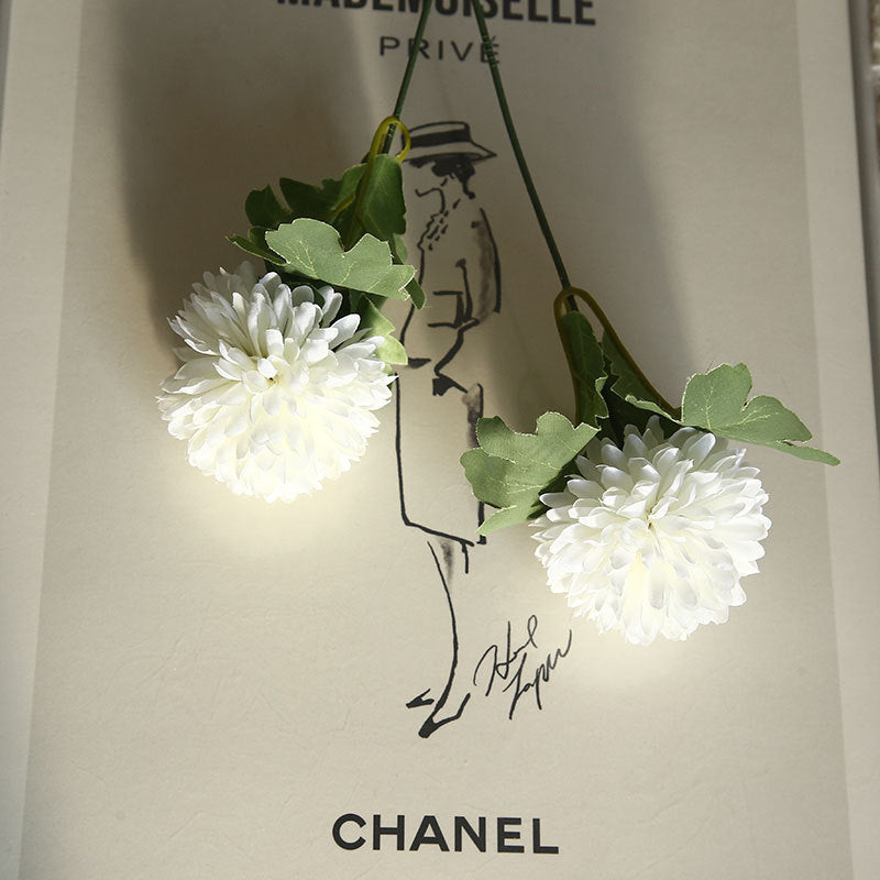 2Pc Dandelion Artificial Fake Flower Plants Home Decoration Wedding Bouquet