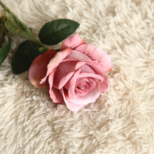 Load image into Gallery viewer, 3PCs Flannel Lovesickness Rose Artificial Fake Flower Plants Home Decoration Wedding Bouquet
