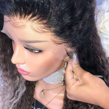 Lade das Bild in den Galerie-Viewer, Women Wig Gradient Color Long Curly Hair Rose Mesh Head Cover W320
