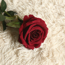 Load image into Gallery viewer, 3PCs Flannel Lovesickness Rose Artificial Fake Flower Plants Home Decoration Wedding Bouquet
