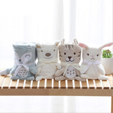 Lade das Bild in den Galerie-Viewer, Baby Embroidered Flannel Small Blanket Cartoon Children's Blanket Flannel Blanket
