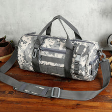 Lade das Bild in den Galerie-Viewer, Backpack Cylinder Taekwondo  Camouflage Gymnastic Valise Multifunctional Portable Fitness Bag
