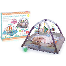 Load image into Gallery viewer, 0-3 6 Months Baby Multi-Functional Fence Gymnastic Rack Baby Crawling Game Blanket
