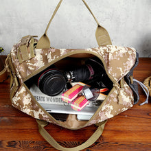 Lade das Bild in den Galerie-Viewer, Backpack Cylinder Taekwondo  Camouflage Gymnastic Valise Multifunctional Portable Fitness Bag
