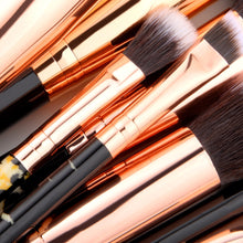 Lade das Bild in den Galerie-Viewer, 10 Marble Makeup Brushes 5 Big 5 Small Marble Pattern Makeup Brush Set
