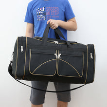 Load image into Gallery viewer, Backpack Luggage Bag Foldable Sports Bag Oxford Cloth Large Capacity Portable Messenger Bag
