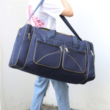 Load image into Gallery viewer, Backpack Luggage Bag Foldable Sports Bag Oxford Cloth Large Capacity Portable Messenger Bag
