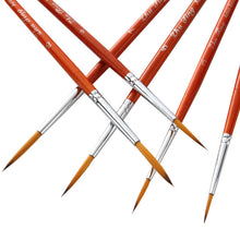 Load image into Gallery viewer, 11 PCs Long Brush Holder Hook Line Brush Pen Transparent Wooden Poles
