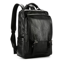 Lade das Bild in den Galerie-Viewer, Backpack Trendy Men  Student Travel Release Buckle Pu shoulder bag
