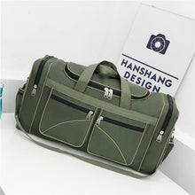Load image into Gallery viewer, Backpack Luggage Bag Foldable Sports Bag Oxford Cloth Large Capacity Portable Messenger Bag
