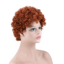 Load image into Gallery viewer, Women Wig Fashion Short Curly Hair with Bangs Solid Color W179
