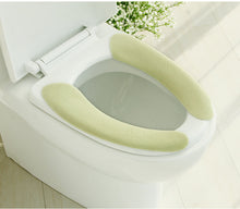 Load image into Gallery viewer, 3pcs General Form Toilet Cushion Seat Cushion Waterproof Household Toilet Seat Happy Day
